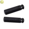 Eco-friendly Shoelace Rope String Coat Accessory Cord Lock Stoppers Toggle Matte Black Spring Ends for Trousers