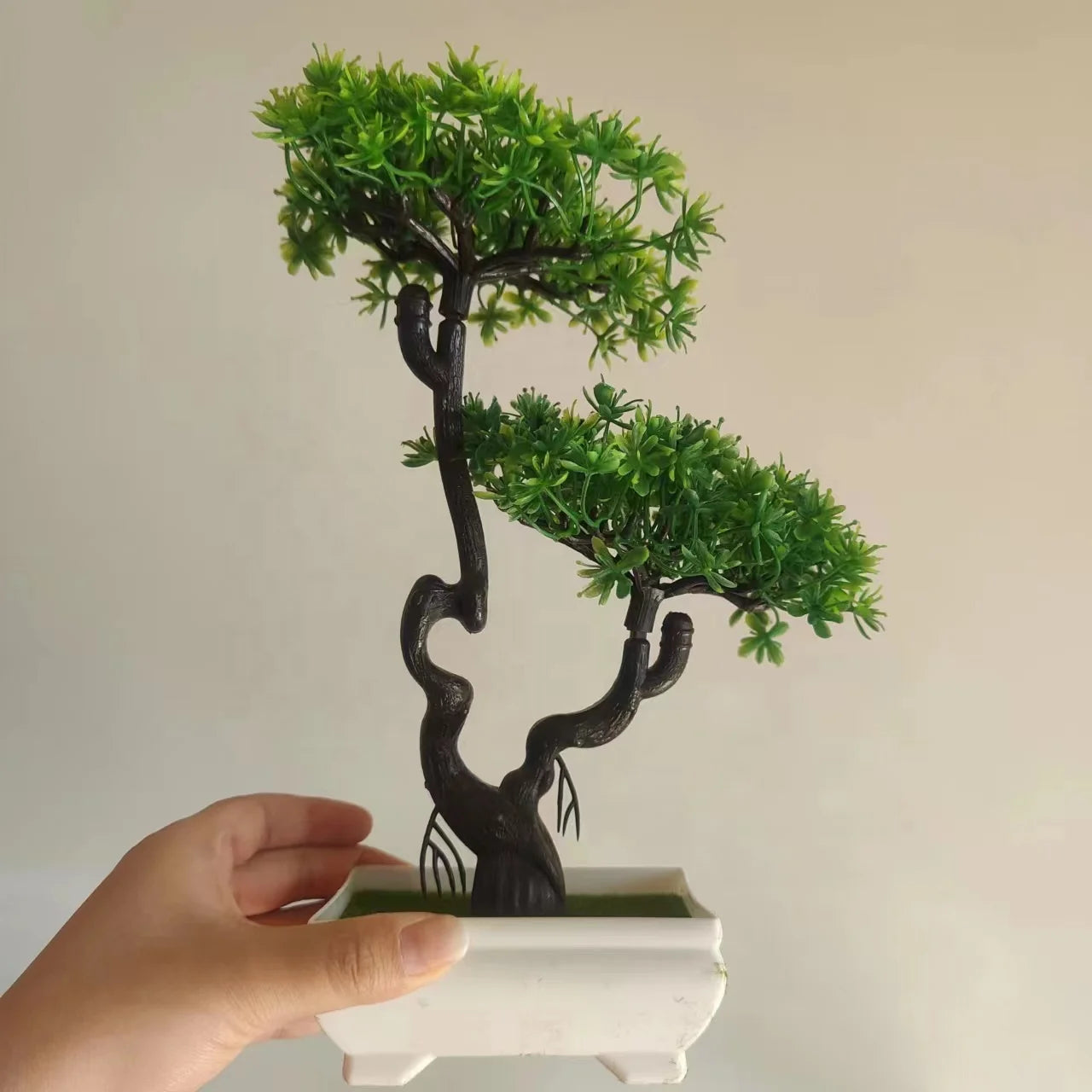 Artificial Bonsai Plant with Pot Artificial Plant Small Artificial Plant for Home Office Decoration