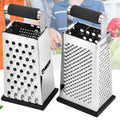 Hot Sale Manual Stainless Steel Multi-Function Vegetable & Cheese Grater with Storage Box 4 Sides Hot Sale Features