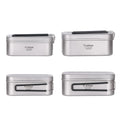 Bento Box With Removable Lid Outdoor Picnic Storage Box Pure Titanium Lunch Box Camping Cookware