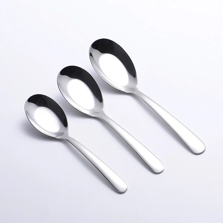 New Product 2021 Popular Soup Spoon Stainless Steel Chinese Soup Spoon for Soup High Quality Dinnerware