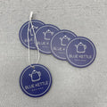 Customizable Eco-Friendly Recyclable Round Paper Hang Tags Clothing Price Labels with Brand Logo for Shoes Bags Printed Tags