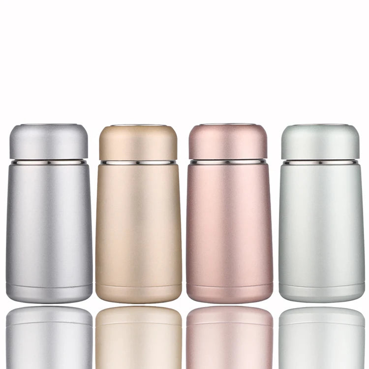 [JT-D350]Customized 350ml Stainless Steel 304 Double Walled Insulated Vacuum Thermo Flask Infuser Bottle Kids Mini Thermos