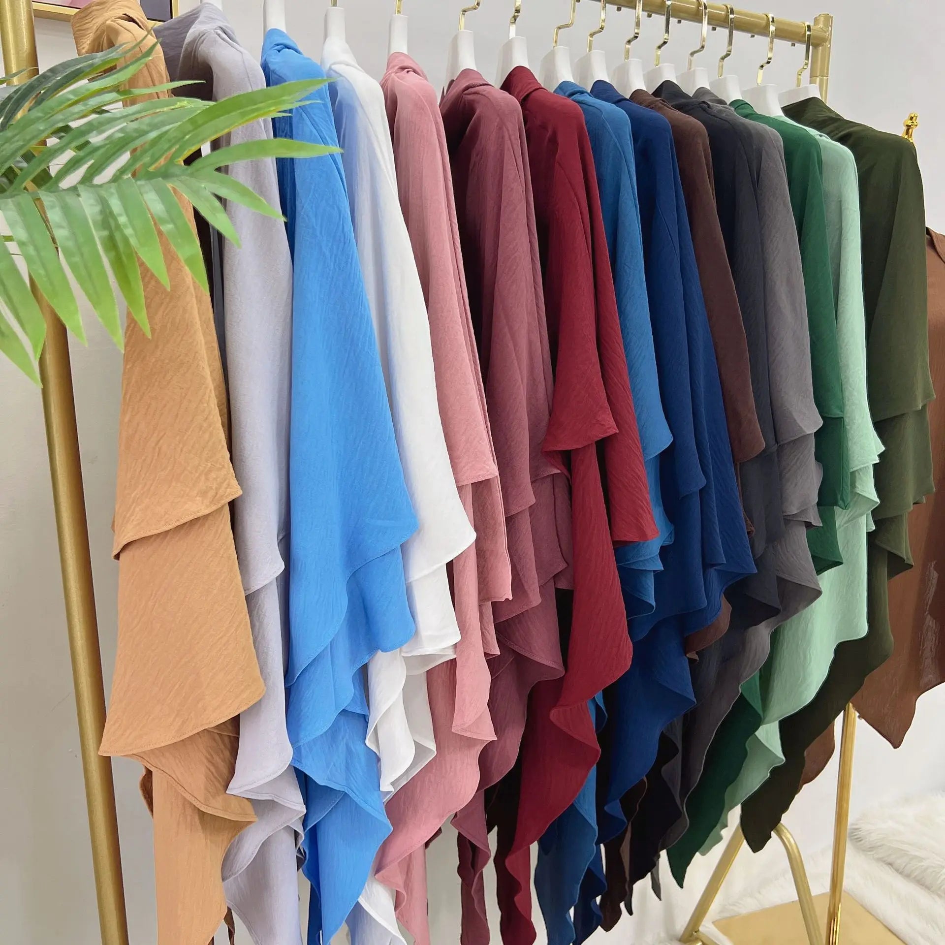 HJ908 Chiffon Long Jilbab Khimar Hijab Muslim Full Cover/ Dubai Style Muslim Women Long Hijab 2023