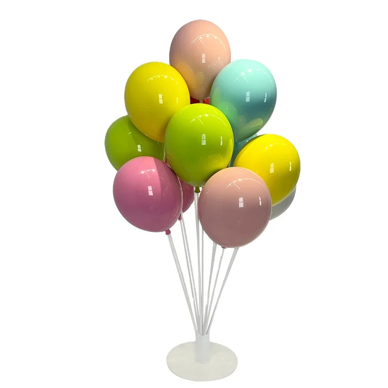 2022 Super Bright Macaron Fiberglass Solid Party Balloons With Stand San Valentin Globos
