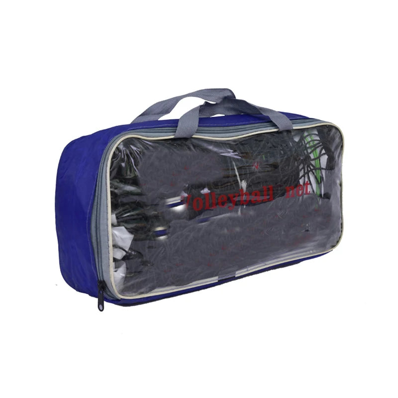 Portable PE Standard Size Ball Volleyball Netting Indoor/Outdoor Sports Court Equipment Net JIANMEILE NVL 467A White/Black