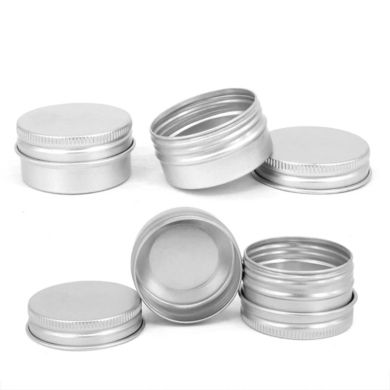 30ml small aluminum plain tin boxes Aluminum Tins Cosmetic Round Cream Jars