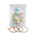 3-Piece Set of Iridescent Braided Hair Ties for Girls Render Kids Accessories
