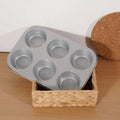 Hot-Selling Baking Tray Non-stick Baking Mold Carbon Steel 6 Cups Muffin Cake Mold
