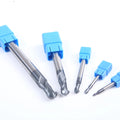 HRC45 Ball Nose End Mill Cutting Tools 2 Flutes Micro Grain Carbide End Mill
