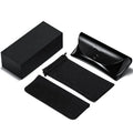 Factory Designer Custom Logo Wholesale Black Eyewear Private Label Brand logo Sunglass Case Set