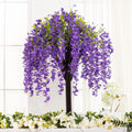 Artificial Cherry Blossom Tree Wedding Table Roses Centerpiece Wisteria Flower Large White Pink Cherry Blossom Tree for Table