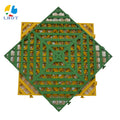 PP 400 X 400 Anti-Slip Modern Decking Environmentally Friendly Odorless Garage Interlocking Floor Tile for Carwash Application