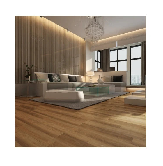 Stylish Oak-Effect Spc Flooring for Modern Designs