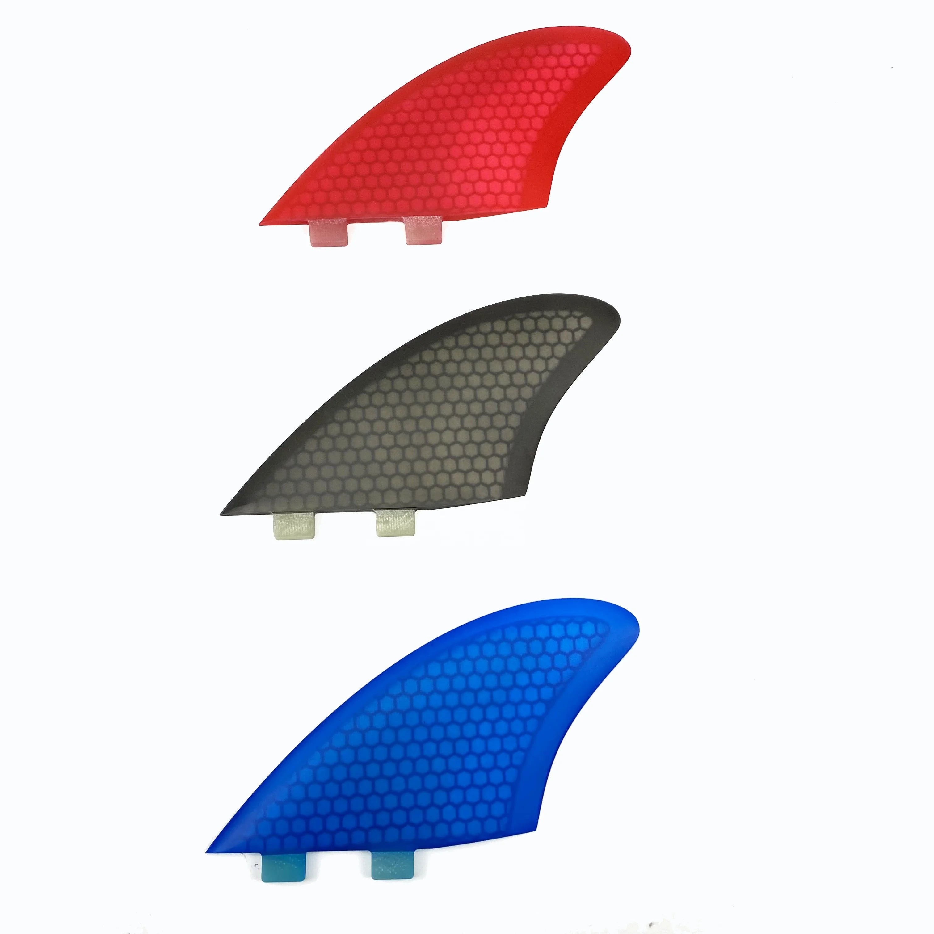 Light Weight Surfboard Twin Keel Fins (2 Fins) - Twin Tab or Single Tab SizesFloat Surf Fins for Fish Surf Boards