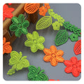Hot Sale Polyester Colored Flower Embroidered Water Soluble Chemical Lace Trim for Sewing Accessories Headwear