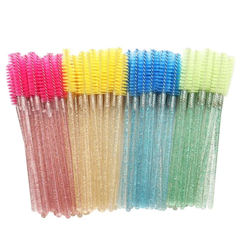 Most Popular Eyelash Brush Mascara Brush Crystal Handle Mascara Eyelash Brush