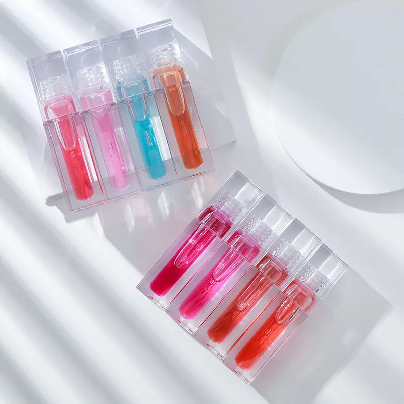 Custom Logo Natural Clear Soft Repairing Moisturizing Gloss Plumper Lip Oil Vegan Base Chapstick