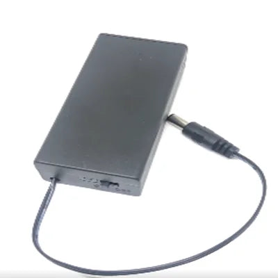 2*18650 Battery Holder with Switch Cover and 5.5*2.1mm DC Plug Wire Leads