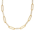 Laodun Hot Sales Fashion Popular Necklace Minimalist Zircon Simple Design Chain Brass Choker Necklace Vermeil