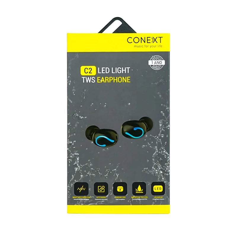 Hot Sales Earphone Packaging Box Bluetooth Headphone Book Shape Box Magnetic Closure Paper Box With Blister