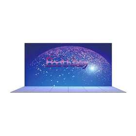 Collapsible Design Stretch Fabric Aluminum SEG Easy Set Up 10x20ft Collapsible Portable LED Light Box Exhibition Booth Display