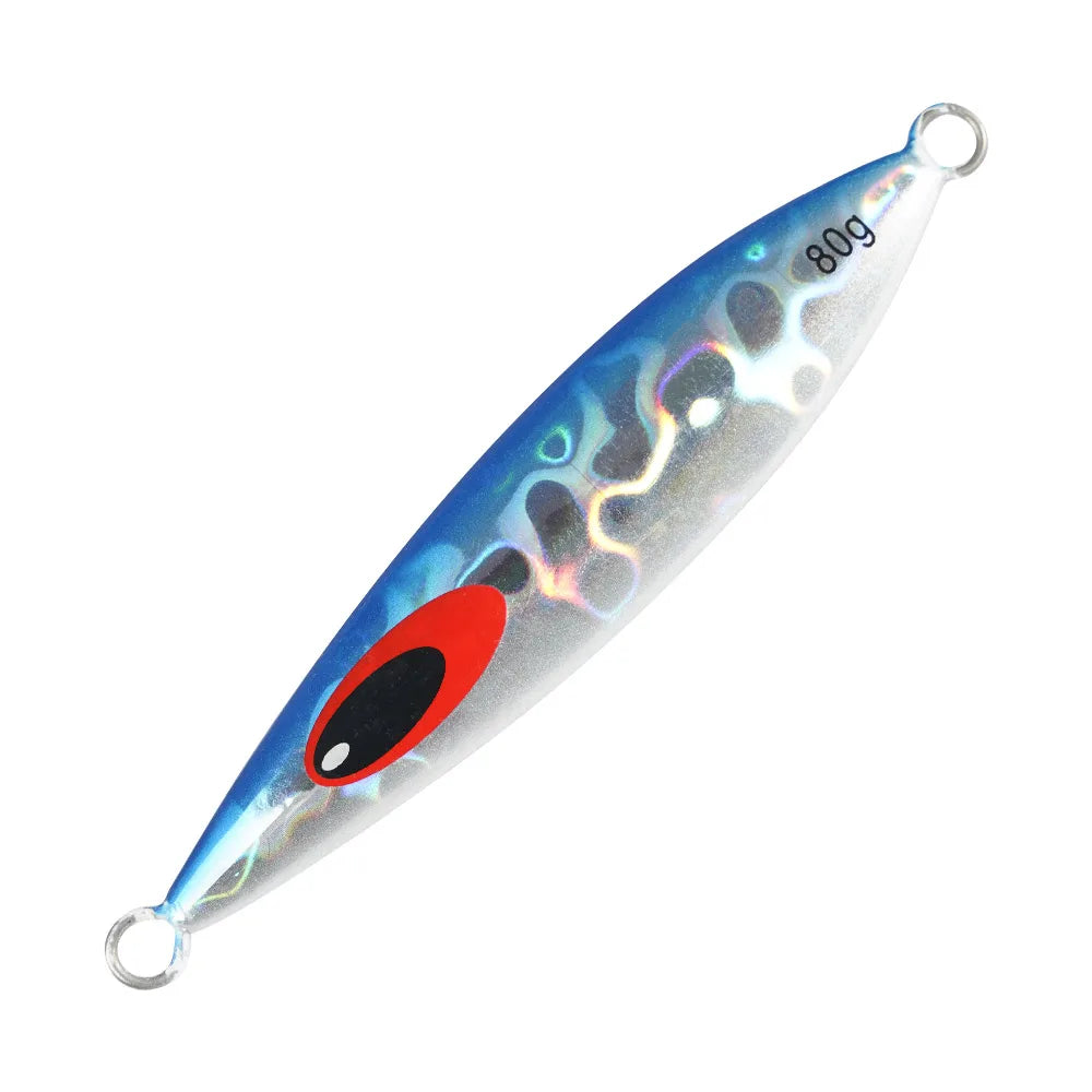 Saltwater Ocean Vertical Quick Dart Metal Boat UV Lead Jig Sinking Lure