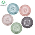 5 Pack Hair Catcher Durable Silicon Hair Stopper Shower Drain Cover Suit for Kitchen Bathroom