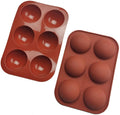Large 6 Holes Half Round Semi Sphere Silicone Baking Mold for Making Chocolate Cake Jelly Dome Mousse MegaBDM
