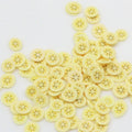5MM Polymer Clay Banana Slices Fruit Sprinkles Sequins for Slime Charms DIY Nail Art Decorations