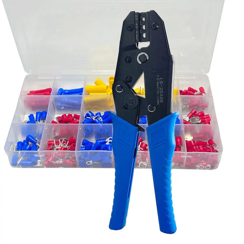 0 25-10mm2 Copper Tubular 280pcs Mini Wire Crimper Sets Cord End Bootlace Ferrule Terminal Crimping Tool Kit