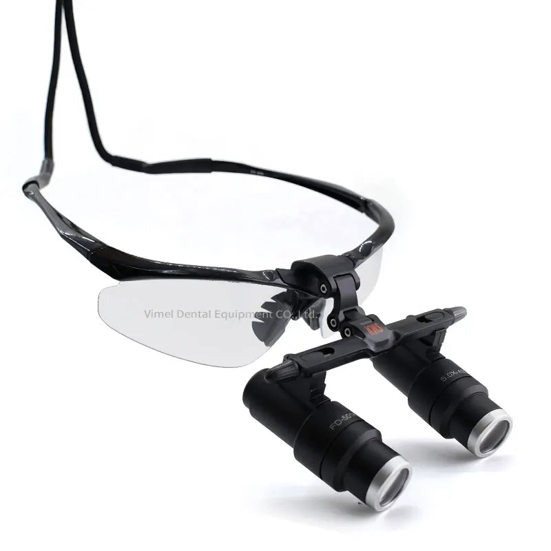 5.0X-420mm Dental Binocular Surgical Loupes Medical Magnifier Glass with Light Dental Instruments Dentistry Dentist Tool Surgery