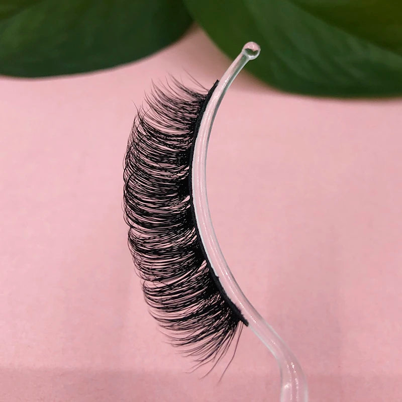 DC25 Customized False Eyelash Faux Mink Wink Winged Russian Eyelash Extensions with Custom Lash Box