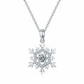 Chinese Factory Delicate Moissanite Real Gold Rose Women Necklace With Discount