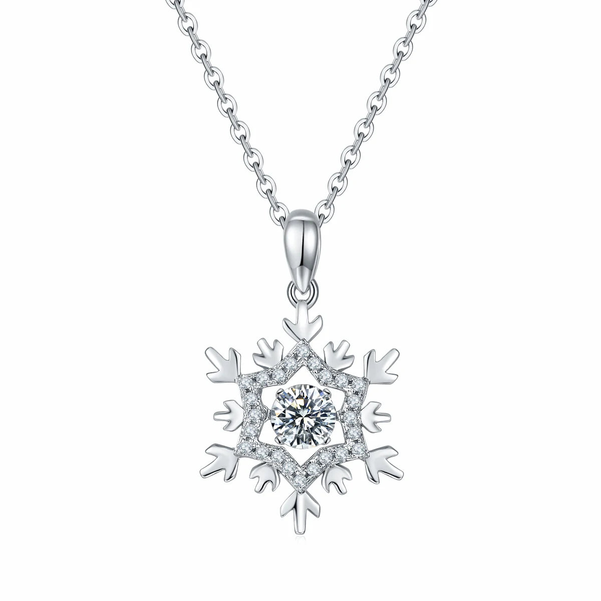 Chinese Factory Delicate Moissanite Real Gold Rose Women Necklace With Discount