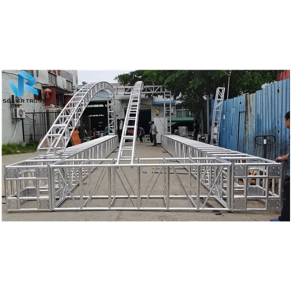 Aluminum Heavy Loading Large Bolt square Roof Stage Truss on Sale