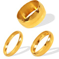 Fashionable Stainless Steel 18k Gold Plated Personalized Exaggerated Glossy Waterproof Bracelet YF3929