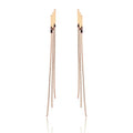 Women's Long Tassel Earrings Bridal Dangle Wedding Party Jewelry Present New Collection Korean Style Elegant Exquisite Earrings