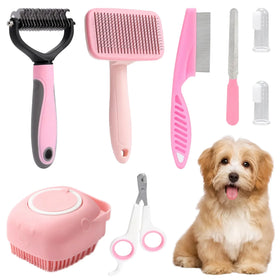 Kangdarpet Eco-Friendly Stainless Steel Self-Cleaning Wire Dog Grooming Hair Removal Mitts & Rollers Pet Care Product