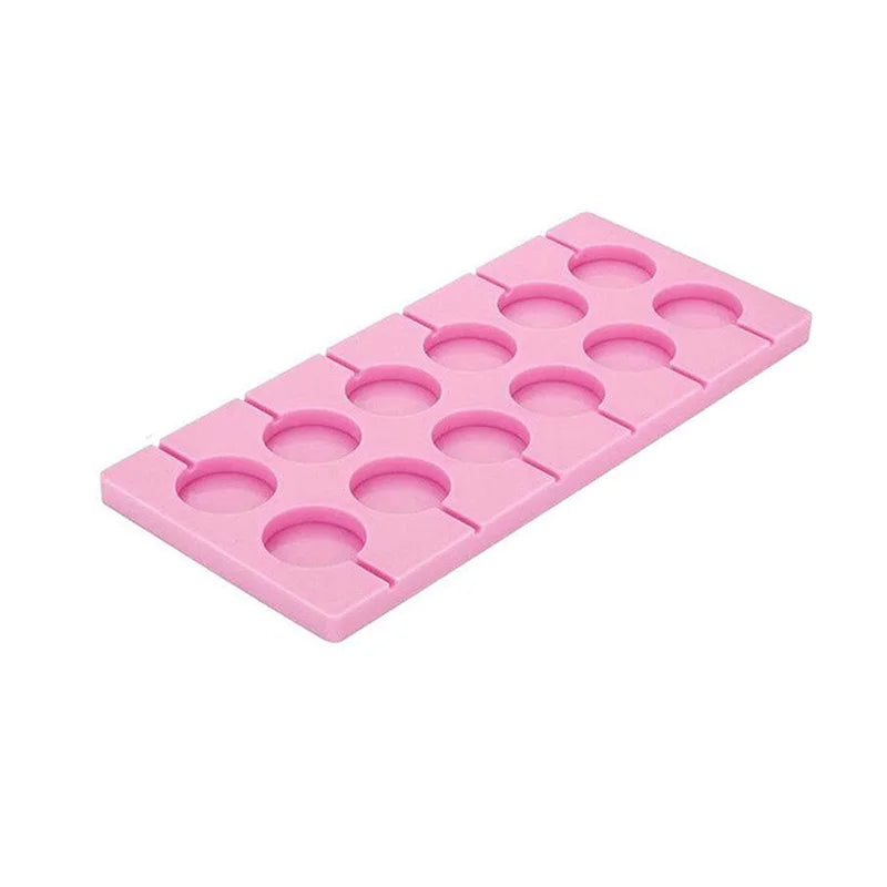 Silicone Lollipop Mold with Paper Sticker Set