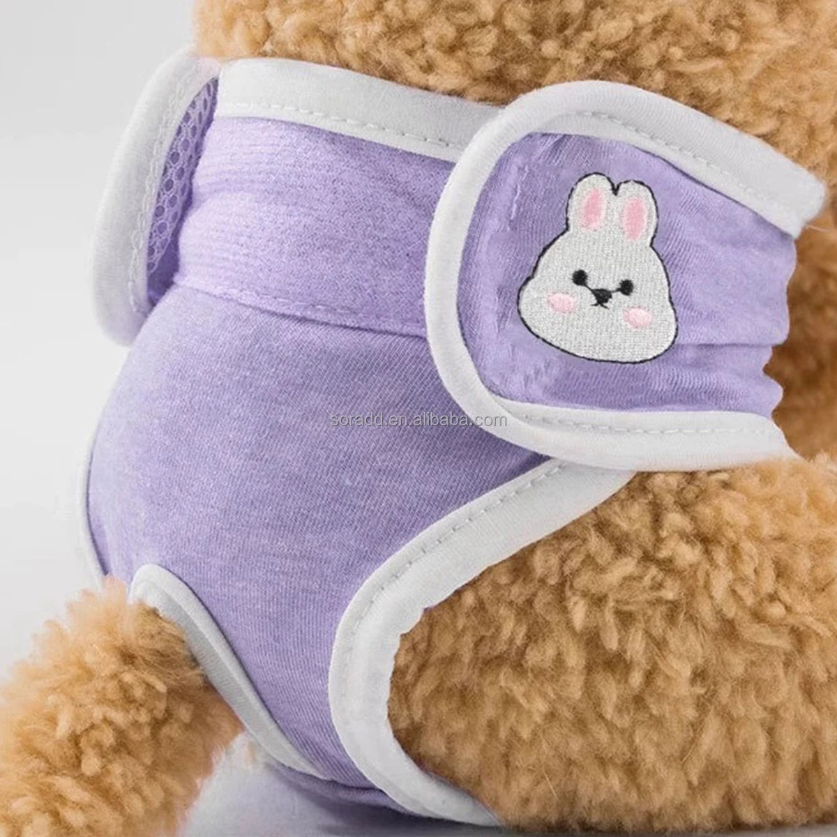 2024 Hot Dog Menstrual Underwear Washable Dog Diapers Pet Menstrual Pants Breathable Cotton Dog Sanitary Panties Purple