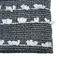 Popular Handmade Winter Overcoat for Girls RTS Woven Wool Polyester Fabric Black White Yarn-Dyed Girls' RTS Winter Clothes
