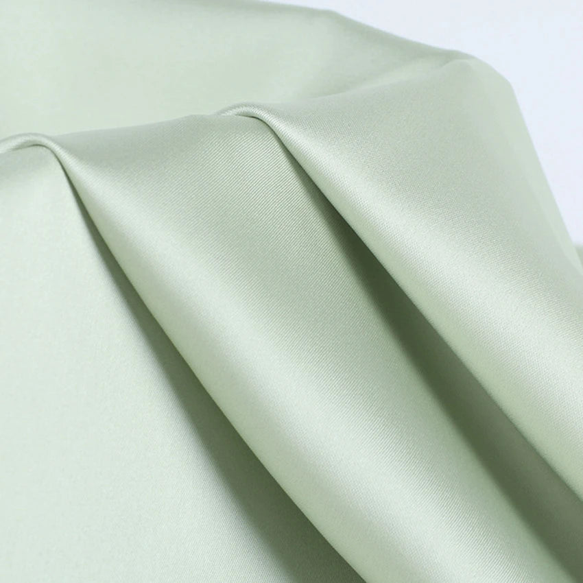 Imitated Cellulose Acetate Soft Smooth Medium Weight Polyester Satin Fabric for Women's Wedding Garment Sleepwear/Blouse