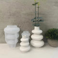 Early Riser Silicone Molds for Large and Small Circle Vase Plaster Resin Epoxy Molds Crafting Jewelry Making