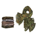 Tactical Camo Scarf Multi-Functional Mesh Veil for Sniper/Hunting Jungle & Desert Reversible Neckerchief