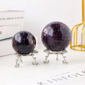 Wholesale Natural Stone Crafts Purple Mica Crystal Sphere Ball Gifts Decoration