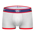 GZADN-BS138 High Quality Men's Fashion Color Patchwork BOXER BRIEFS Sexy Underwear Men's Breathable Briefs