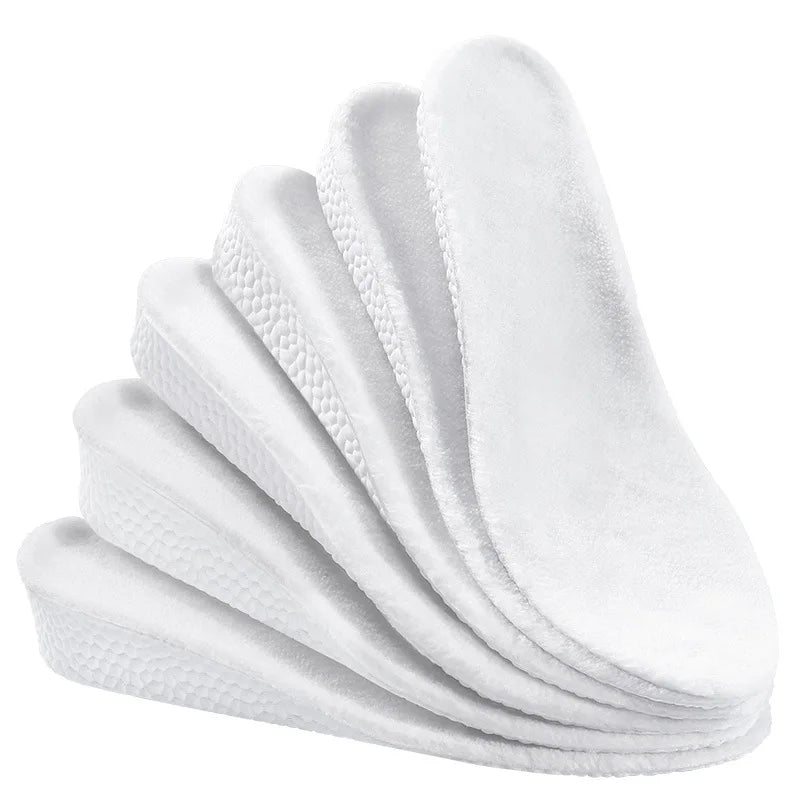 Warm Inner Height Increasing Insoles for Men and Women in Winter Wool Plush Thick Martin Boots Invisible Thermal Heightened Pads