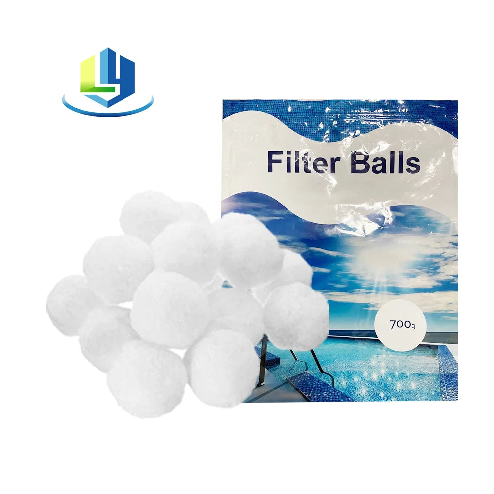 Filter Balls for Crystal Clear Water in the Pool Environmentally Friendly Replacement for Quartz Sand and Filter Glass