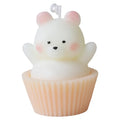 Cake Bear Animal Shaped Luxury Soy Wax Handmade Eco-Friendly Smokeless Custom Fragrance Scented Candle Gift for Home Decoration